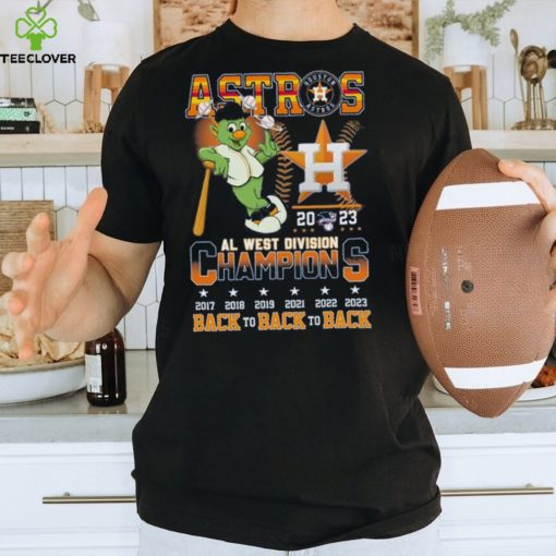 Astros 2023 AL West Division Champions Back To Back Classic T Shirt