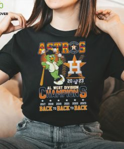 Astros 2023 AL West Division Champions Back To Back Classic T Shirt