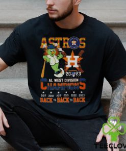 Astros 2023 Al West Division Champions Back To Back To Back 2017 2023 T shirt