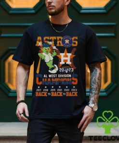 Astros 2023 Al West Division Champions Back To Back To Back 2017 2023 T hoodie, sweater, longsleeve, shirt v-neck, t-shirt