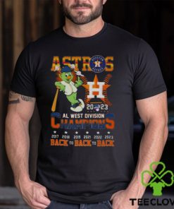 Astros 2023 Al West Division Champions Back To Back To Back 2017 2023 T hoodie, sweater, longsleeve, shirt v-neck, t-shirt
