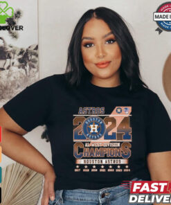 Astros 2024 al west divsion champion houston astros shirt