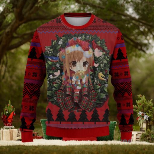 Asuna Sword Art Online Mc Thanksgiving Women Mens Ugly Christmas Sweater