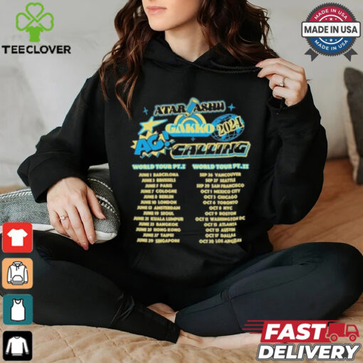 Atarashii Gakko Ag! Calling World Tour Pt.i World Tour Pt.ii Shirt