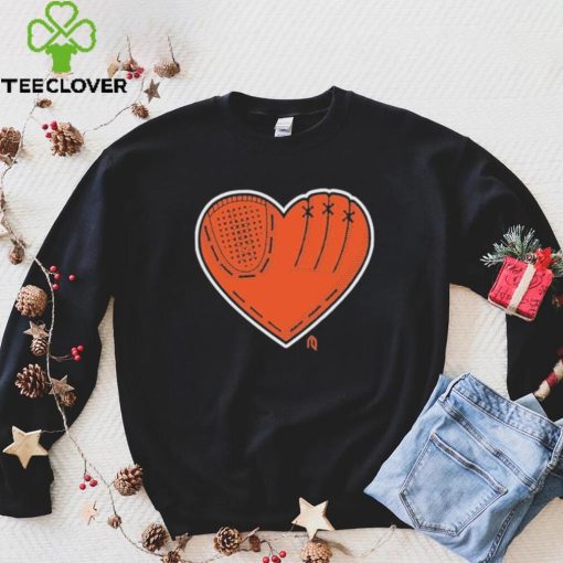 Athlete Logos Glove Heart Shirt