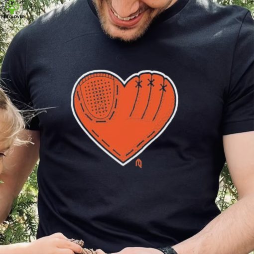 Athlete Logos Glove Heart Shirt