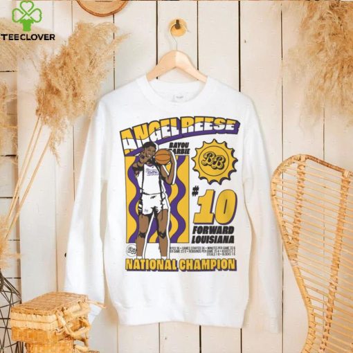 Athlete Studio Adult Angel Reese Bayou Barbie National Champion T Shirt