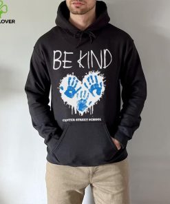 Athlete logos be kind center street school T shirt