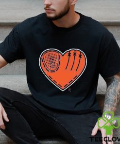 Athlete logos glove heart t shirt 2 Athlete logos glove heart t shirt