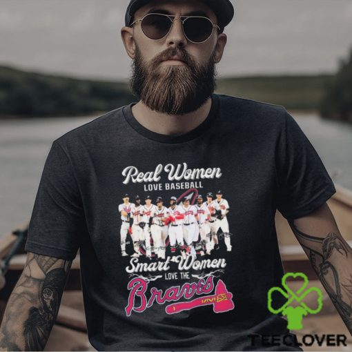 Atlanta Baseball Real Women Love Baseball Smart Women Love The Braves 2023 Signatures Shirt