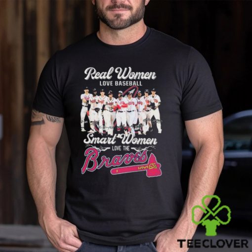 Atlanta Baseball Real Women Love Baseball Smart Women Love The Braves 2023 Signatures Shirt