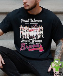 Atlanta Baseball Real Women Love Baseball Smart Women Love The Braves 2023 Signatures Shirt