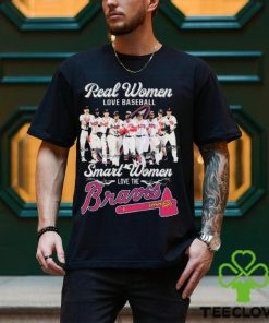 Atlanta Baseball Real Women Love Baseball Smart Women Love The Braves 2023 Signatures Shirt