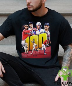 Atlanta Braves 100 win mark for the second consecutive season shirt