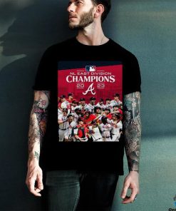 Atlanta Braves 2023 National League East division Champions Poster Shirt 1 Atlanta Braves 2023 National League East division Champions Poster Shirt