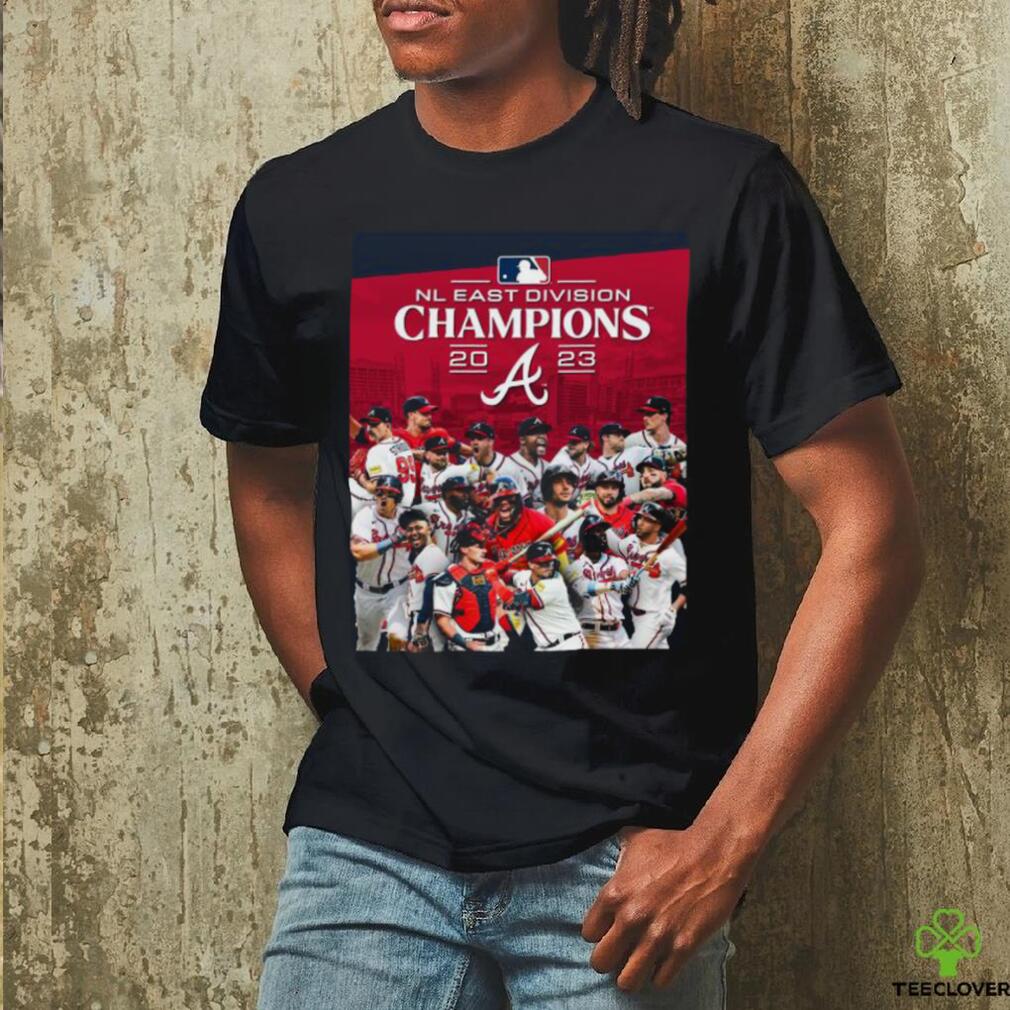 Atlanta Braves 2023 National League East division Champions Poster Shirt Atlanta Braves 2023 National League East division Champions Poster Shirt