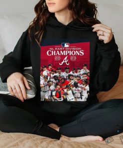 Atlanta Braves 2023 National League East division Champions Poster Shirt 3 Atlanta Braves 2023 National League East division Champions Poster Shirt