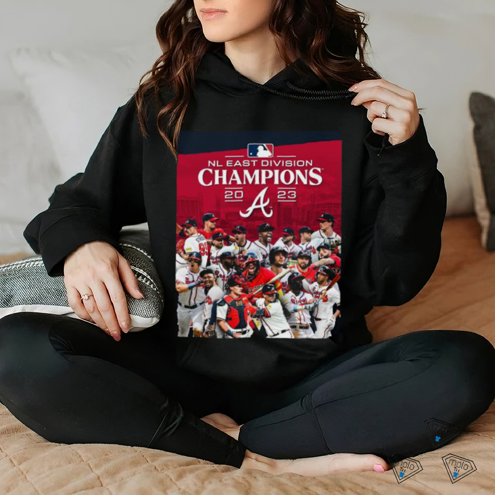 Atlanta Braves 2023 National League East division Champions Poster Shirt Atlanta Braves 2023 National League East division Champions Poster Shirt
