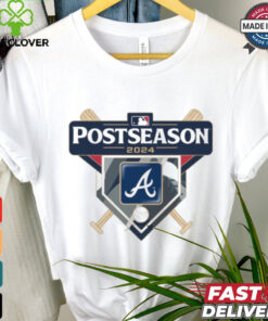 Atlanta Braves 2024 MLB Postseason logo t shirt