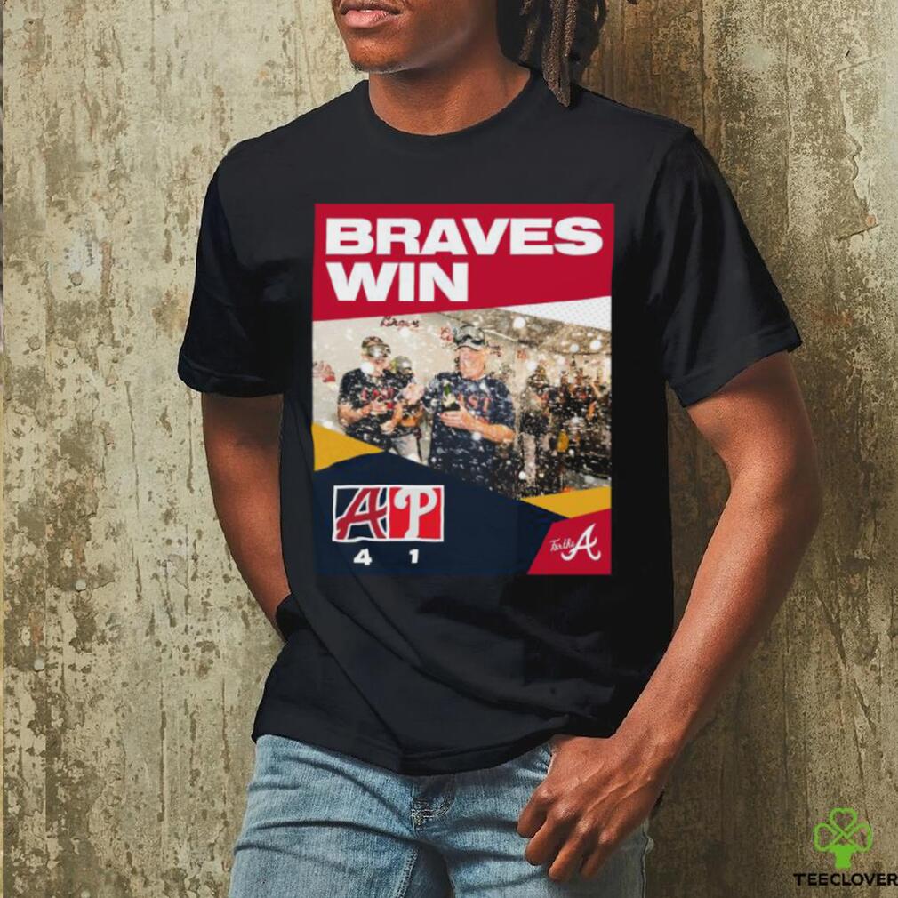 Atlanta Braves 4 1 Phillies Sep 13, 2023 NL East Final Score Shirt Atlanta Braves 4 1 Phillies Sep 13, 2023 NL East Final Score Shirt