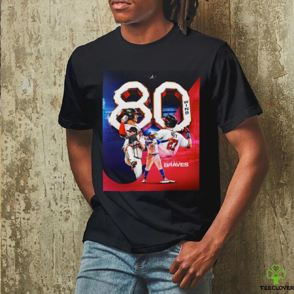 Atlanta Braves 80 Wins relentless shirt Atlanta Braves 80 Wins relentless shirt