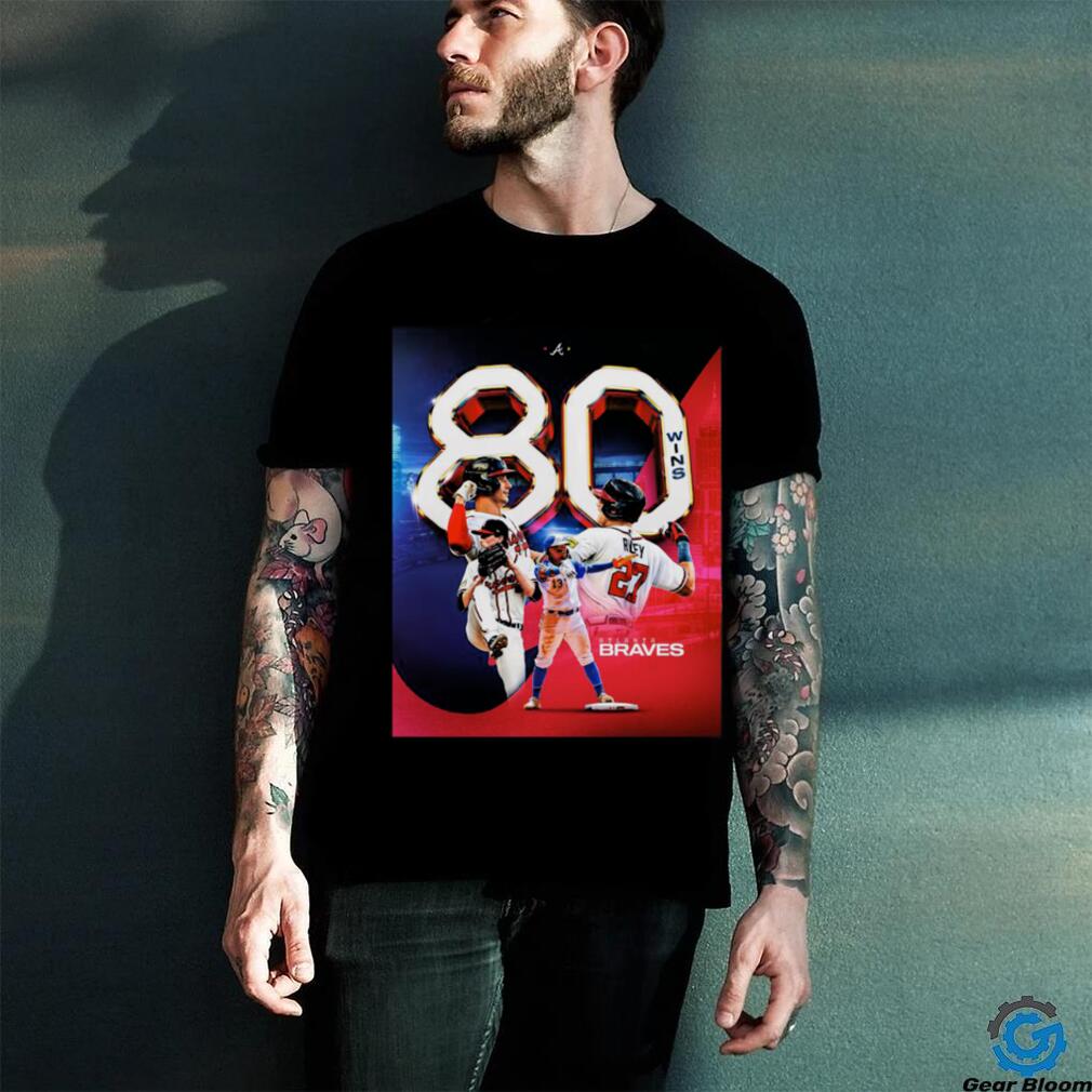 Atlanta Braves 80 Wins relentless shirt Atlanta Braves 80 Wins relentless shirt