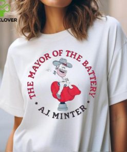 Atlanta Braves A.J. Minter The Mayor Of The Battery Shirts