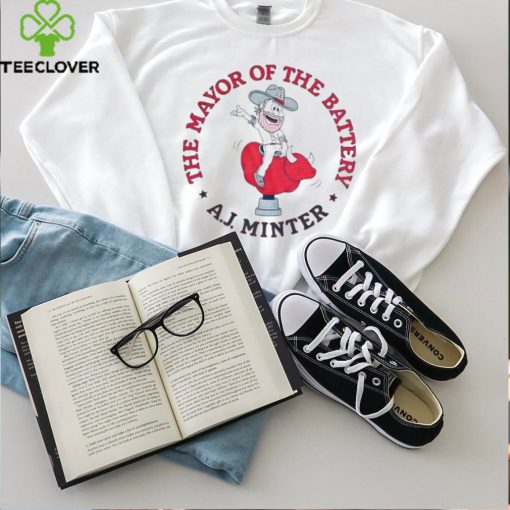 Atlanta Braves A.J. Minter The Mayor Of The Battery T Shirt
