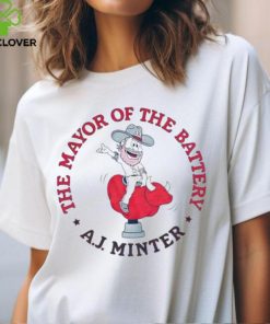 Atlanta Braves A.J. Minter The Mayor Of The Battery T Shirt