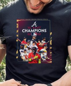 Atlanta Braves Back 2 Back 2 Back 2 Back 2 Back Nl East Champions 2022 Shirt