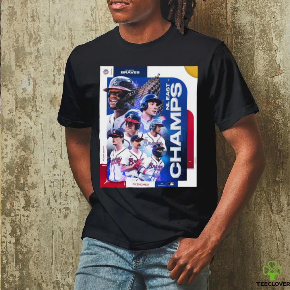 Atlanta Braves Budweiser Clinched 2023 NL East Champions Shirt Atlanta Braves Budweiser Clinched 2023 NL East Champions Shirt