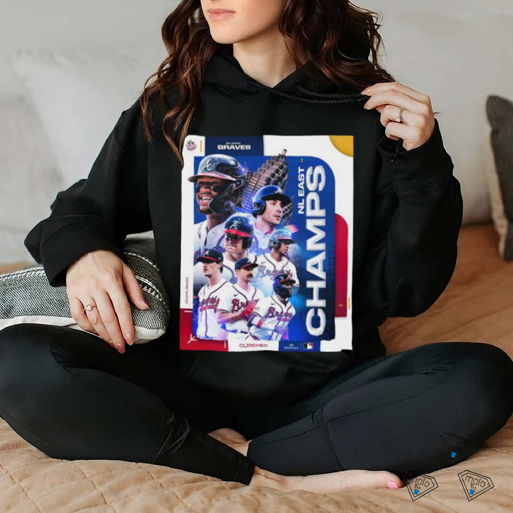 Atlanta Braves Budweiser Clinched 2023 NL East Champions Shirt Atlanta Braves Budweiser Clinched 2023 NL East Champions Shirt