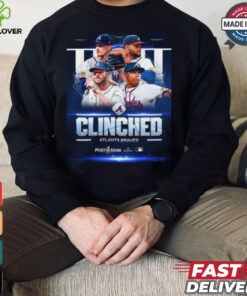 Atlanta Braves Clinched 2024 Postseason Shirt