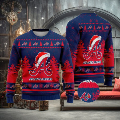 Atlanta Braves Funny Christmas Ugly Sweater