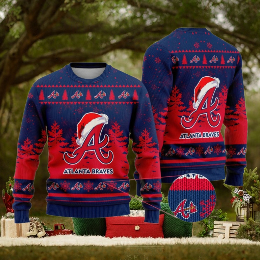 Atlanta Braves Funny Christmas Ugly Sweater Atlanta Braves Funny Christmas Ugly Sweater