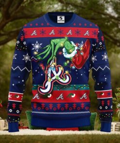 Atlanta Braves Grinch Christmas Ugly Sweater