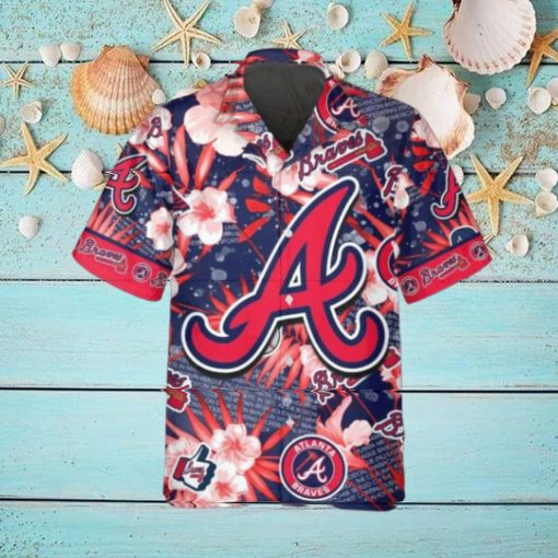 Atlanta Braves Hawaiian Shirt, MLB Hawaiian Shirt Gift For Fans