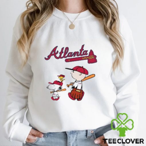 Atlanta Braves Let’s Play Baseball Together Snoopy MLB Shirt
