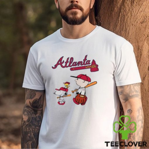 Atlanta Braves Let’s Play Baseball Together Snoopy MLB Shirt