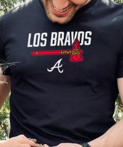 Atlanta Braves Los Bravos logo 2022 T shirt