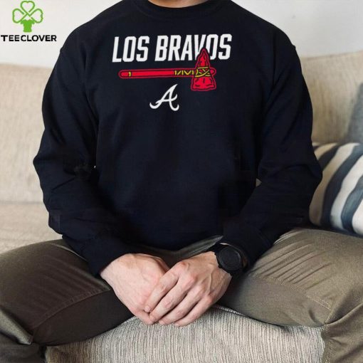 Atlanta Braves Los Bravos logo 2022 T shirt