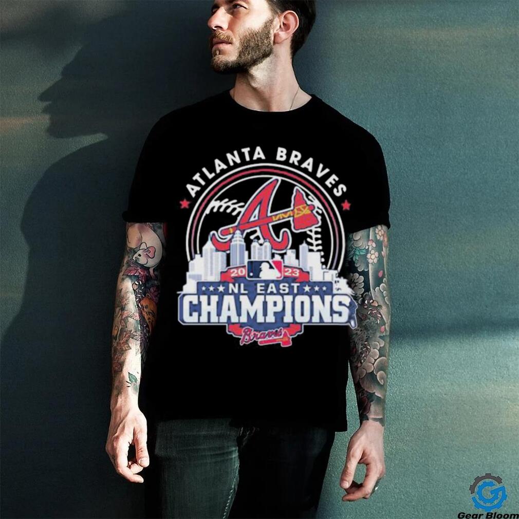 Atlanta Braves Mlb 2023 Nl East Champions Skyline Shirt