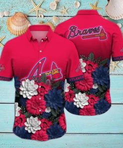 Atlanta Braves MLB Flower Hawaii Shirt And Tshirt For Fans