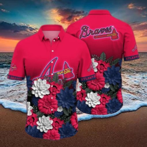 Atlanta Braves MLB Flower Hawaii Shirt And Tshirt For Fans