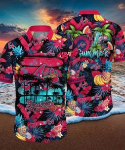 Atlanta Braves MLB Flower Hawaiian Shirt Summer Football Gift For True Fans