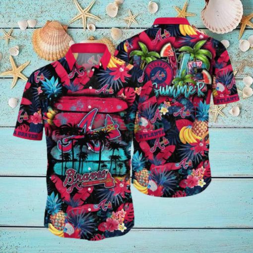 Atlanta Braves MLB Flower Hawaiian Shirt Summer Football Gift For True Fans