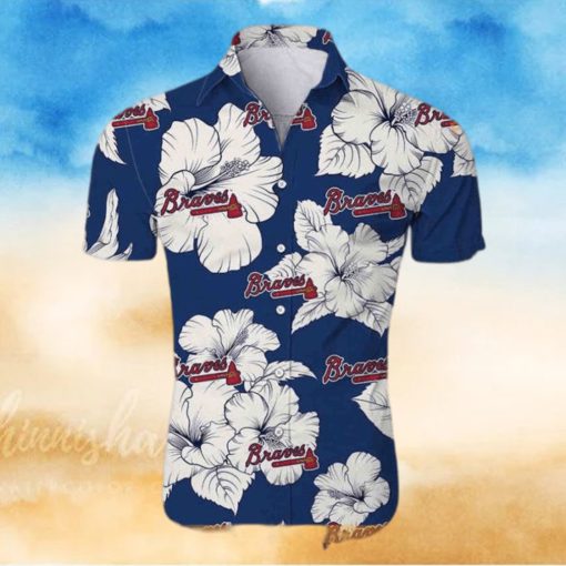 Atlanta Braves MLB Hawaiian Shirt 3D Tropical Floral Pattern Beach Lovers Gift