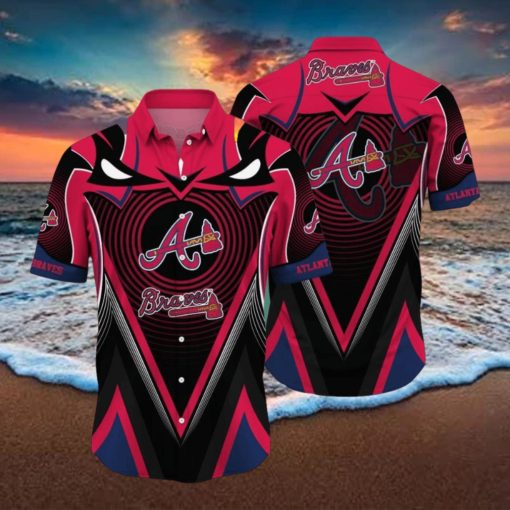 Atlanta Braves MLB Paradise 3D Hawaiian Shirt For Men Women