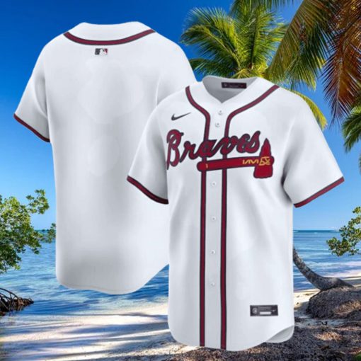 Atlanta Braves Nike MLB Limited Home Jersey Mens