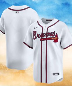 Atlanta Braves Nike MLB Limited Home Jersey Mens